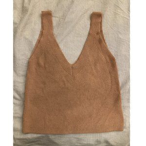 HM nude/tan tank top sz 4